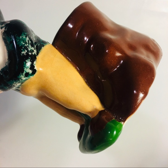 Vintage Ceramic Gnome Planter - Picture 6 of 6